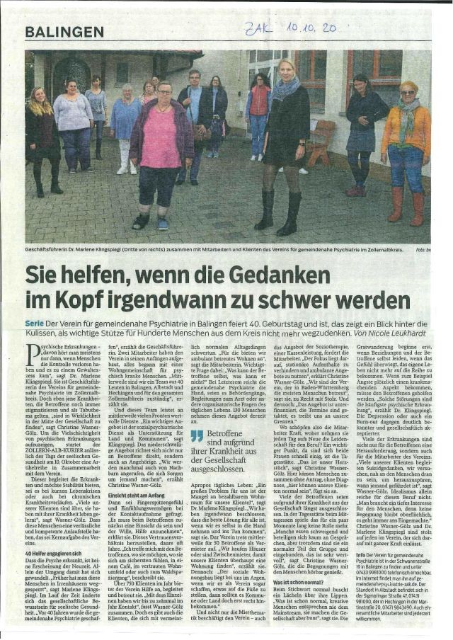 40 j&auml;hriges Jubil&auml;um